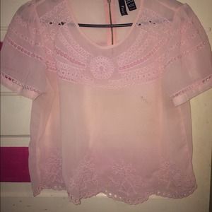 Pretty pink design top