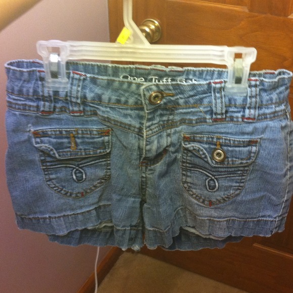denim shorts