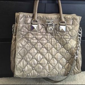 Michael Kors Quilted Studded Hamilton MK