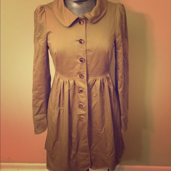 Betsey Johnson Coat w/ pockets - Picture 1 of 4