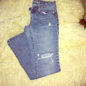 American Eagle Distressed bell bottoms
