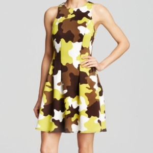 Brand new! MICHAEL KORS Camo Fit and Flare Dress!