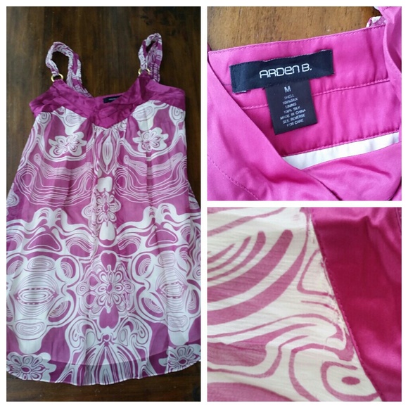 ARDEN B SILK DRESS