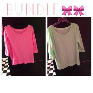 Bundled Crew Shirts.