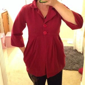 Calvin Klein babydoll peacoat