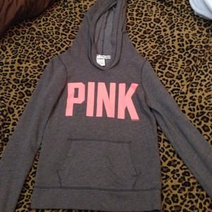 grey Victoria Secret hoodie