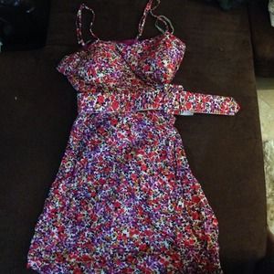 Floral tank dress
