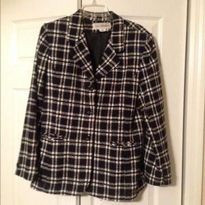 Black and White Blazer