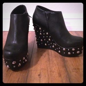 Deena and Ozzy spiked wedges from Urban Outfitters