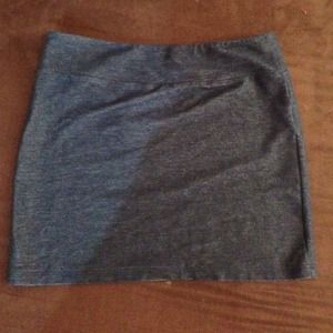 Navy blue mini skirt