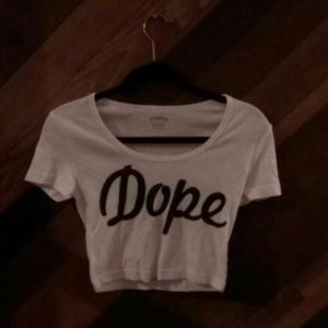 Stampd LA 'Dope' Crop Top