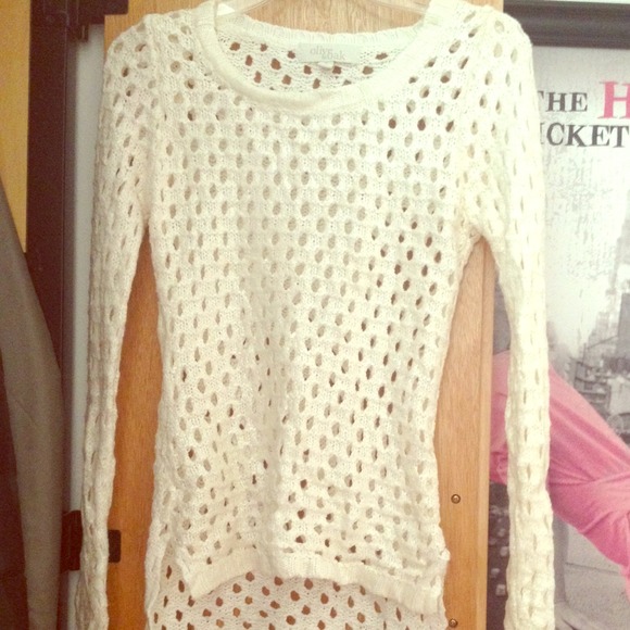 Metallic white sweater - Picture 1 of 3