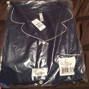 Navy two piece pajamas