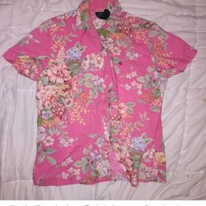RALPH LAUREN FLORAL PRINT BUTTON UP💖