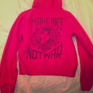 Obey red hoodie