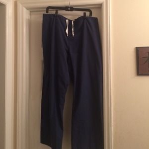 Navy blue scrub pants