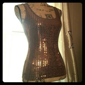 Cute Express Sequined Tank