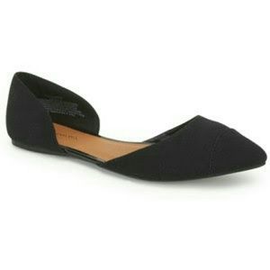 Black Pointed Flats Only Worn Once