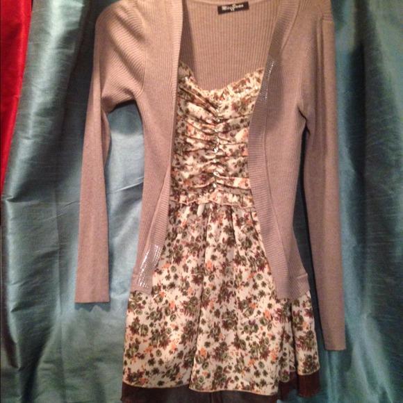 Floral Shirt with Jacket Attached from Madrid
