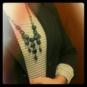 Betsey Johnson Stunning Emerald Necklace