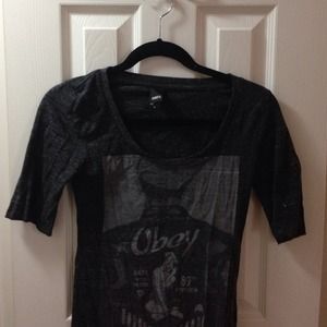 Obey quarter sleeved top