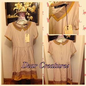 Dear creatures dress size L NWT