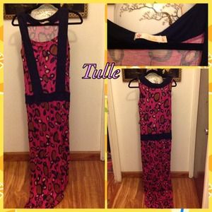 Tulle brand maxi dress size L