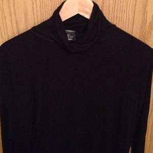 H&M Basic Stretch Cowl/Turtleneck - Black