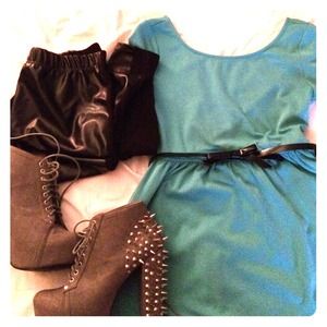 Pleather leggings