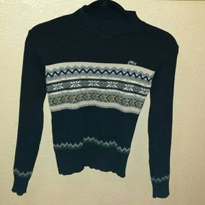 Lacoste tribal sweater