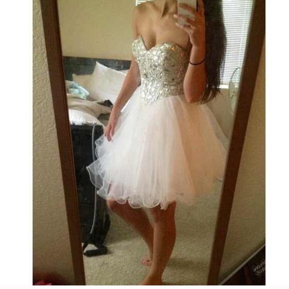 White Homecoming Dress