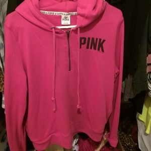 Magenta Victorias Secret pullover hoodie