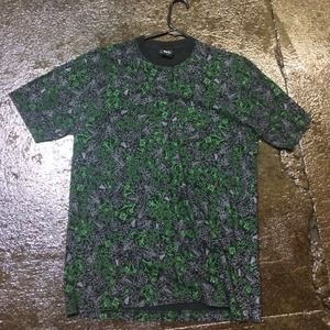 BTR SWT - green foliage t-shirt