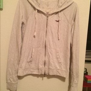Grey hollister hoodie