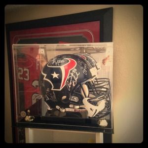 Texans autographed helmet - original team