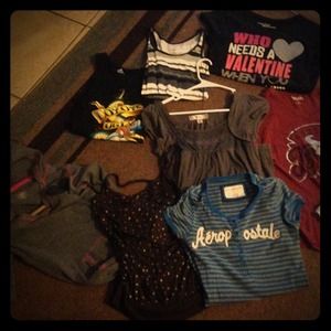 Shirts assorted as lot or individual for cheap