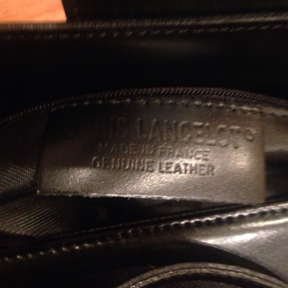 Leather French made handbag - Picture 2 of 2