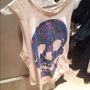 Muscle tee skull tank