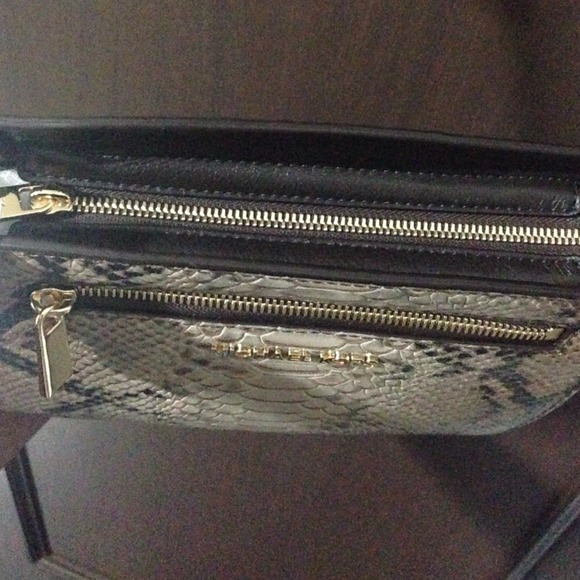 MK Sophie Medium Brown Python Print - Picture 4 of 4