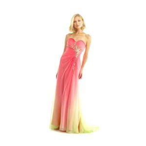 Ombré evening gown