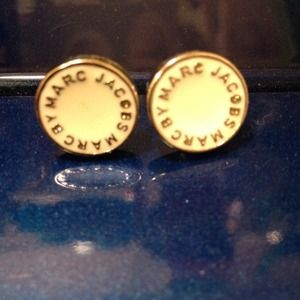Marc by marc jacobs white earrings