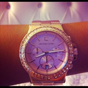 Michael Kors Rose-Gold Tone Watch