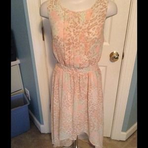 High Low Neutral Dress