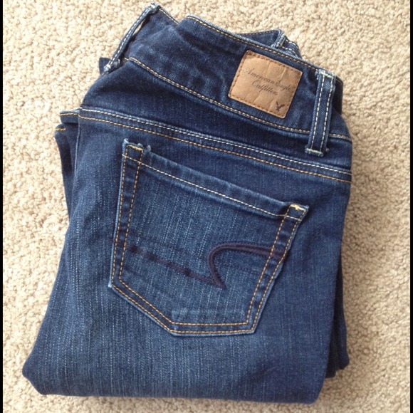 American Eagle Dark Wash Artist Jeans