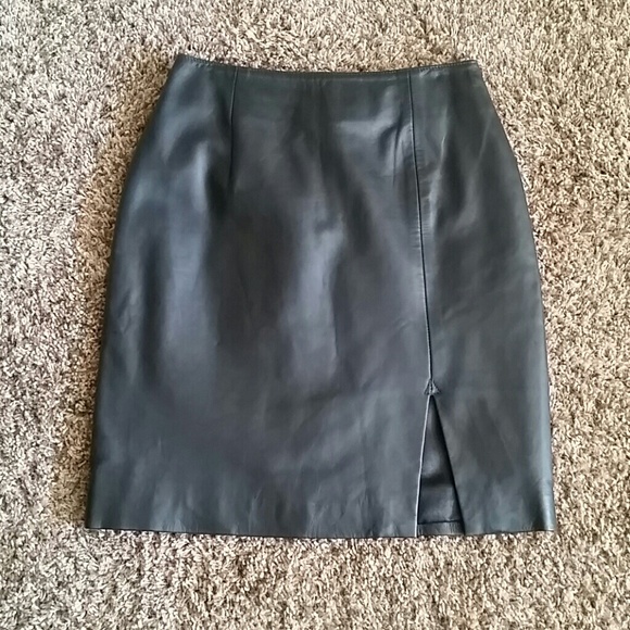 Black Leather skirt