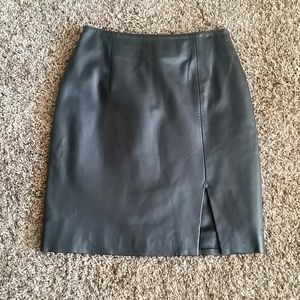 Black Leather skirt