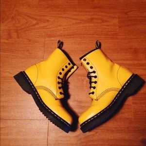 Yellow Dr. Martens