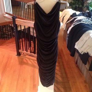 Caché black fitted dress