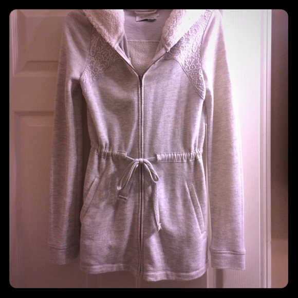 ❌❌SOLD❌❌❌ hooded zip sweater from anthropologie