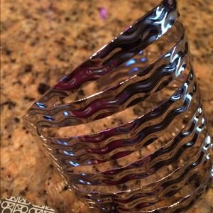 Silver cuff bracelet